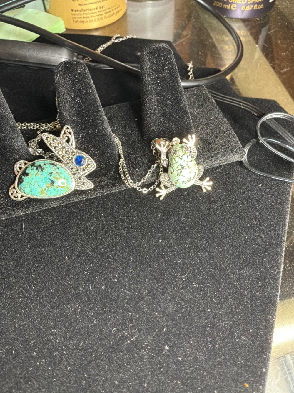Turquoise Cat, Rabbit, or Turtle, or Frog. - Picture 2 of 4
